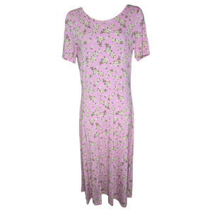 Draper James XS NWT Tammy T-Shirt Dress Magnolia Floral Print Short Sleeve Maxi